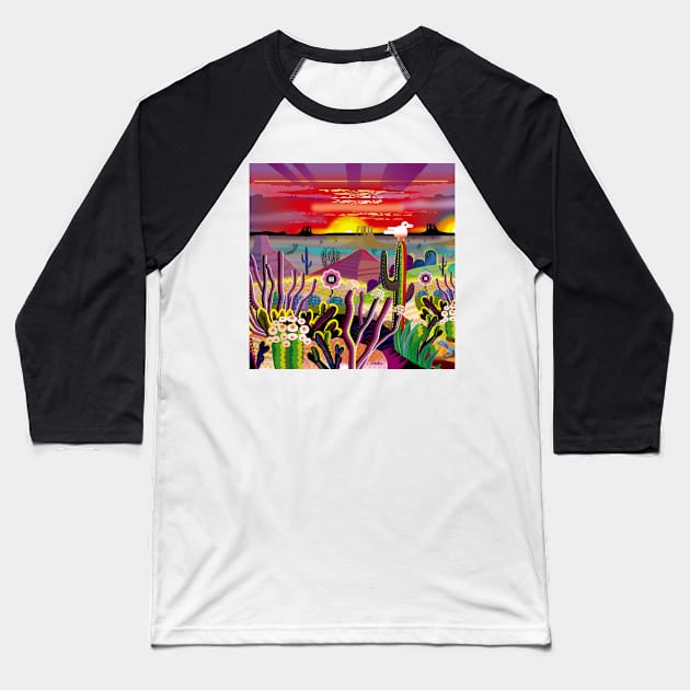 Sunrise in the Garden of Eden Baseball T-Shirt by charker